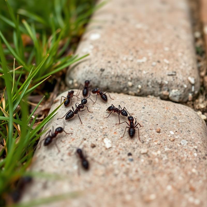 Ant control treatment around a Perth home